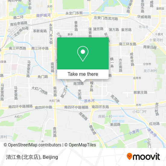 清江鱼(北京店) map