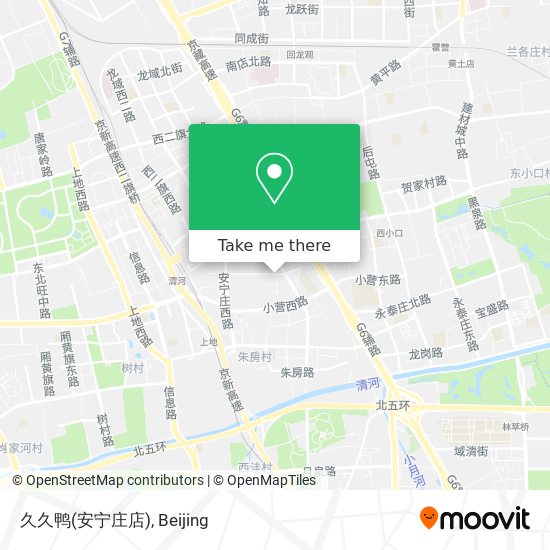 久久鸭(安宁庄店) map
