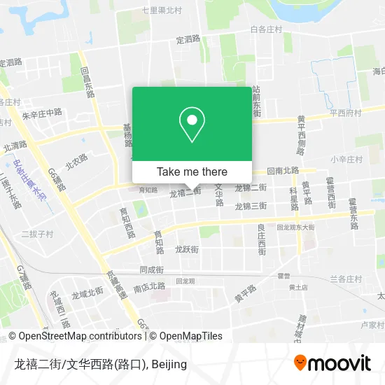 龙禧二街/文华西路(路口) map