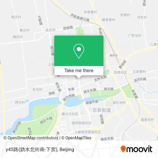 y45路(妫水北街南-下营) map