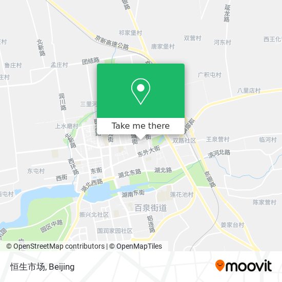 恒生市场 map