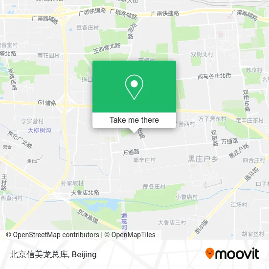 北京信美龙总库 map