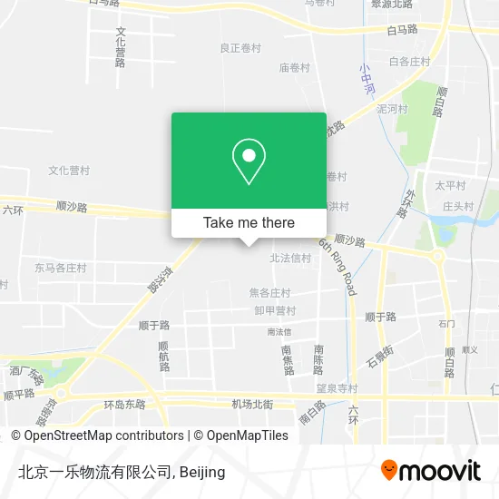 北京一乐物流有限公司 map