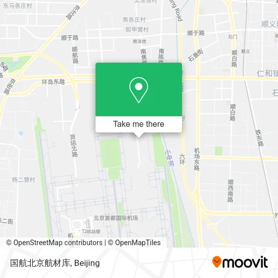 国航北京航材库 map