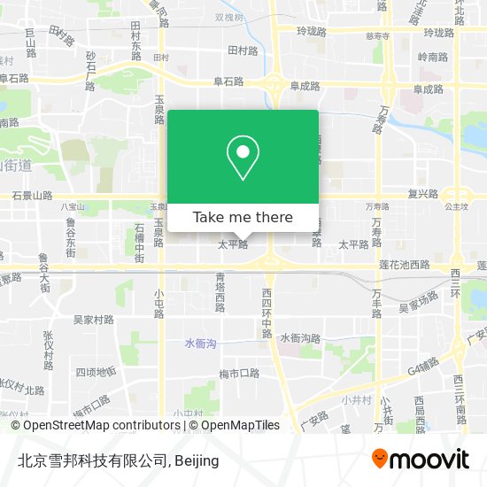 北京雪邦科技有限公司 map