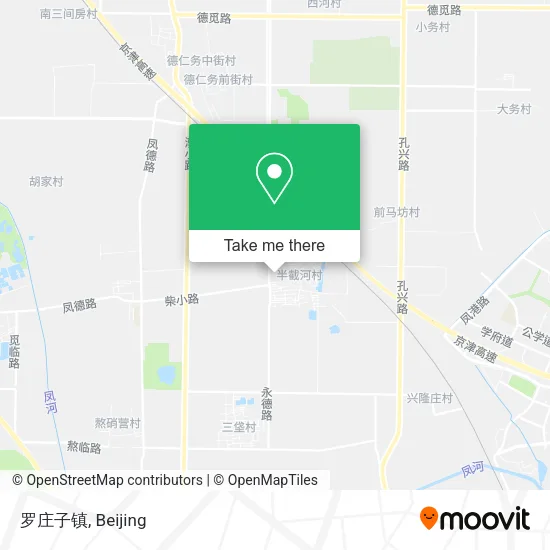 罗庄子镇 map