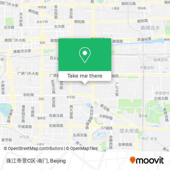 珠江帝景C区-南门 map