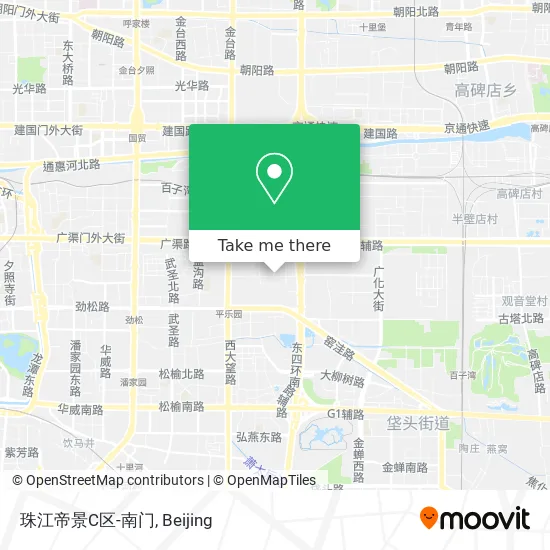 珠江帝景C区-南门 map