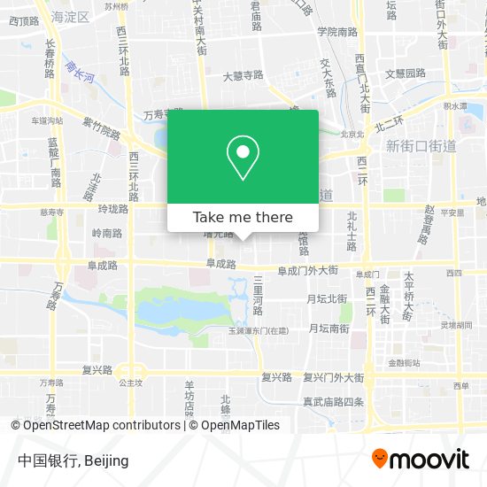 中国银行 map