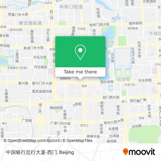 中国银行总行大厦-西门 map