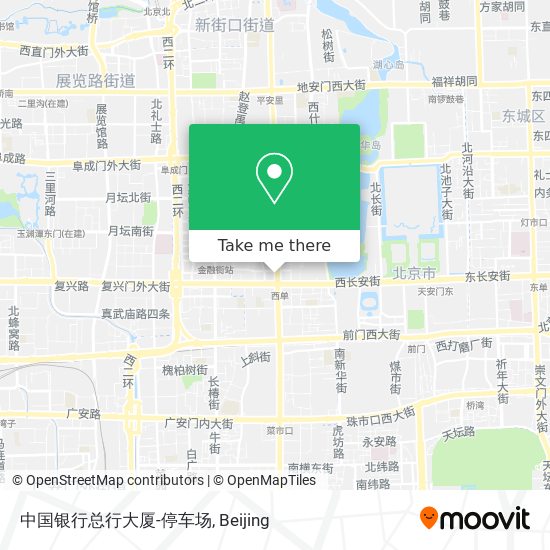中国银行总行大厦-停车场 map