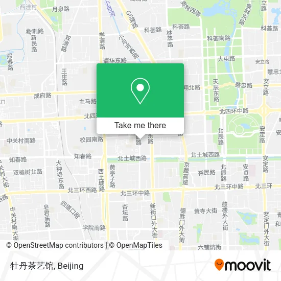 牡丹茶艺馆 map