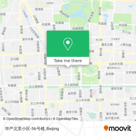 华严北里小区-56号楼 map