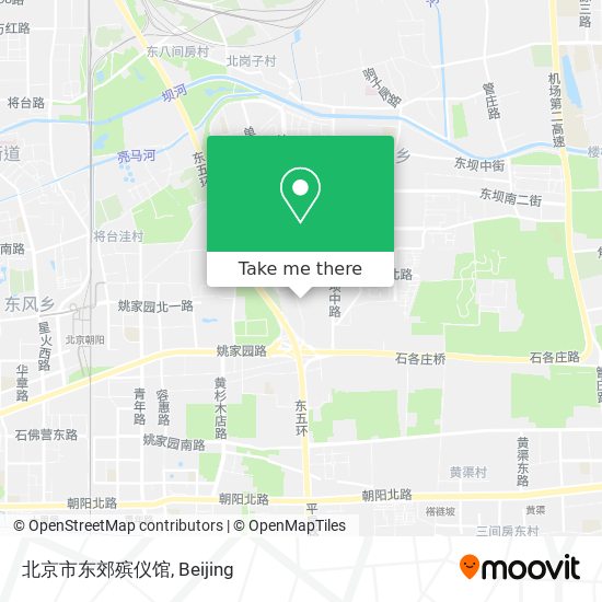 北京市东郊殡仪馆 map