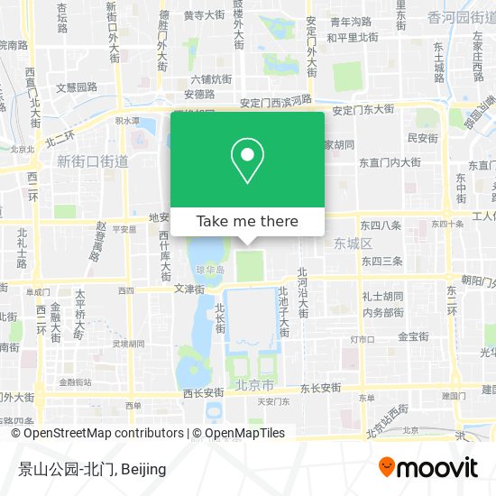 景山公园-北门 map