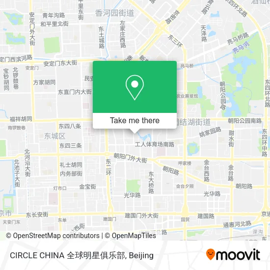 CIRCLE CHINA 全球明星俱乐部 map