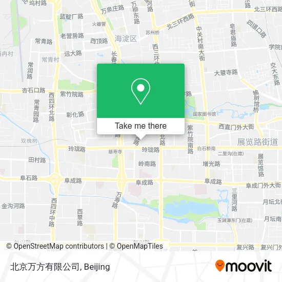北京万方有限公司 map