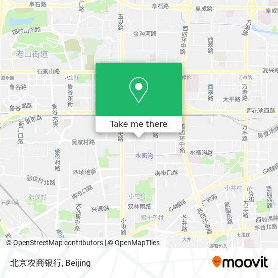 北京农商银行 map