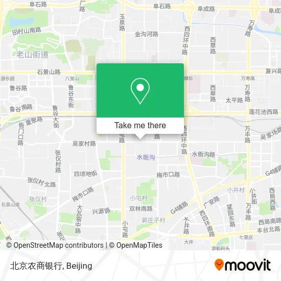 北京农商银行 map