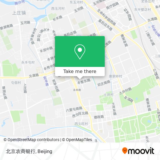 北京农商银行 map