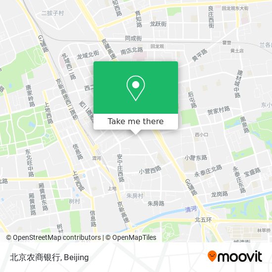 北京农商银行 map