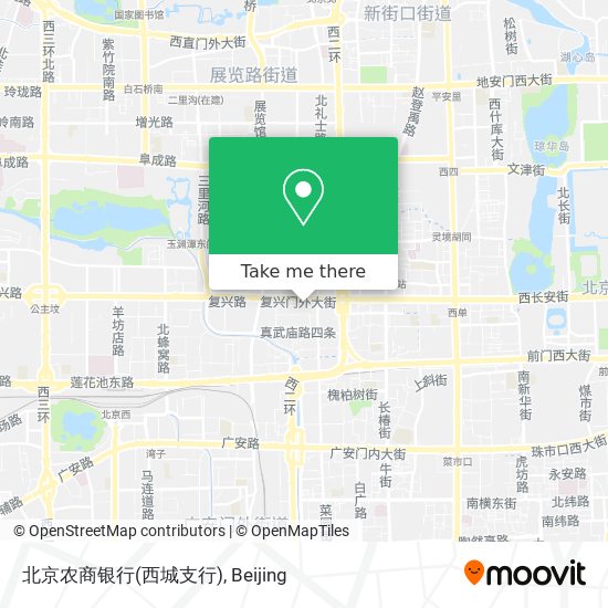 北京农商银行(西城支行) map