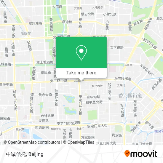 中诚信托 map