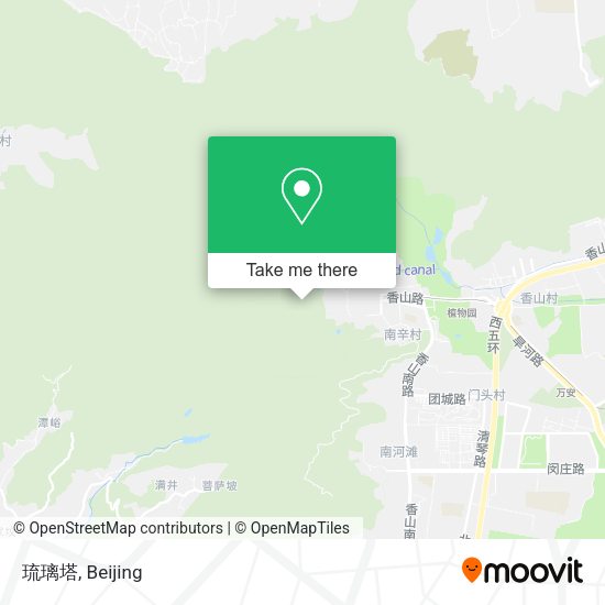 琉璃塔 map