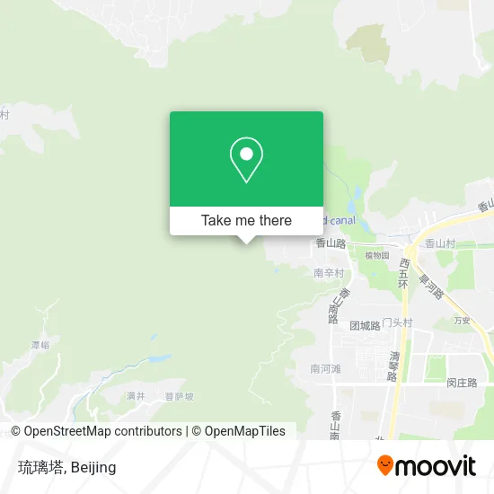 琉璃塔 map