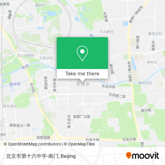 北京市第十六中学-南门 map