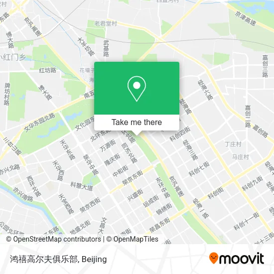 鸿禧高尔夫俱乐部 map