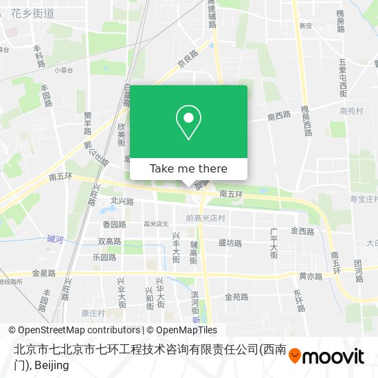 北京市七北京市七环工程技术咨询有限责任公司(西南门) map