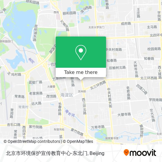 北京市环境保护宣传教育中心-东北门 map