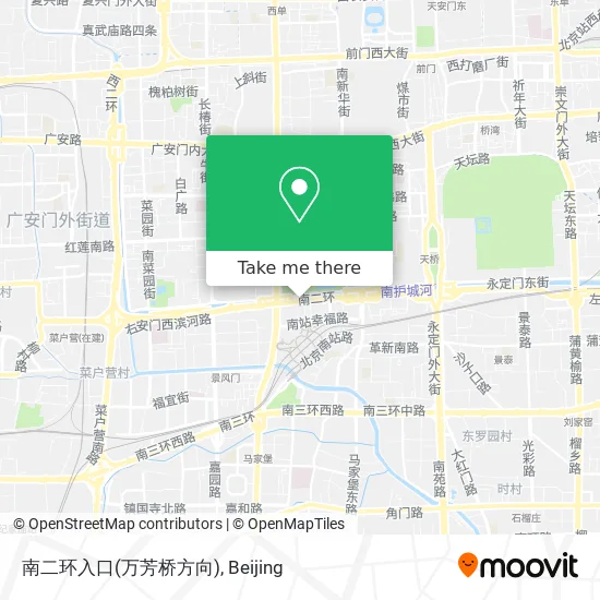 南二环入口(万芳桥方向) map