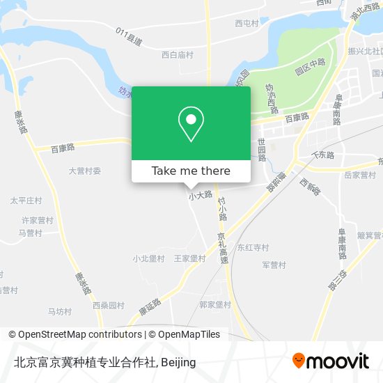 北京富京冀种植专业合作社 map