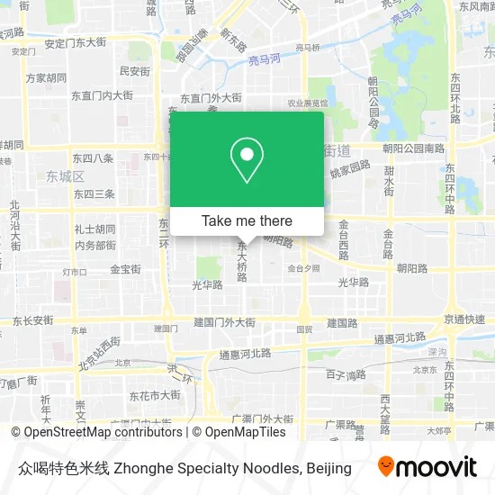 众喝特色米线 Zhonghe Specialty Noodles map