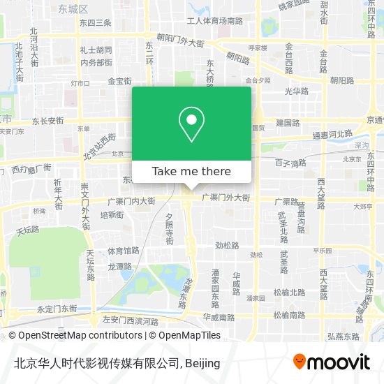北京华人时代影视传媒有限公司 map