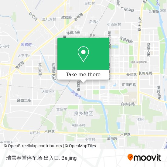瑞雪春堂停车场-出入口 map