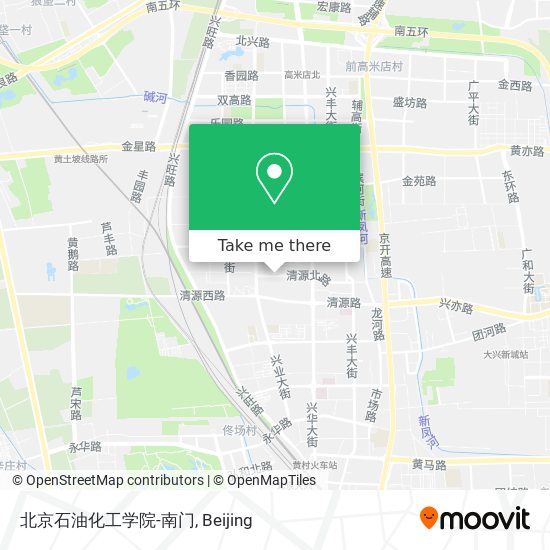 北京石油化工学院-南门 map