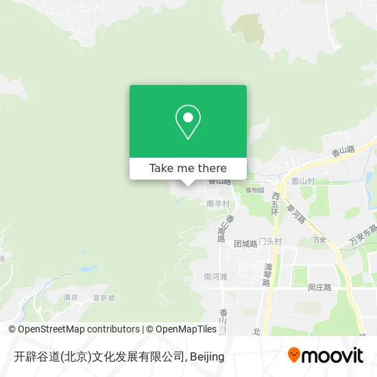 开辟谷道(北京)文化发展有限公司 map