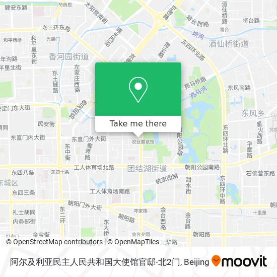 阿尔及利亚民主人民共和国大使馆官邸-北2门 map