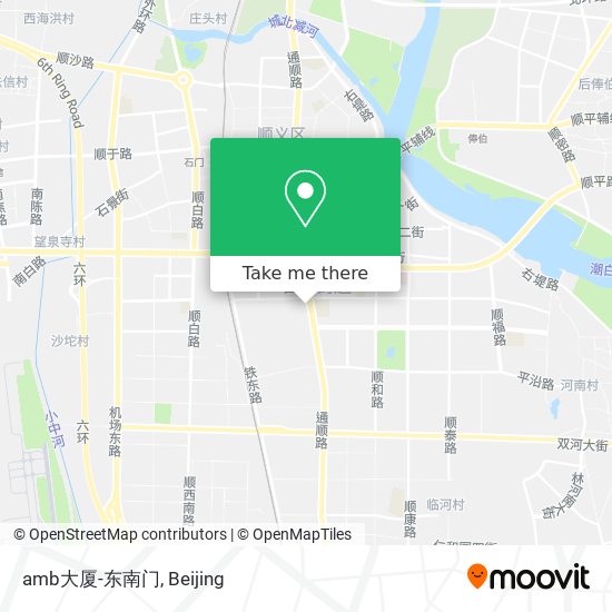 amb大厦-东南门 map