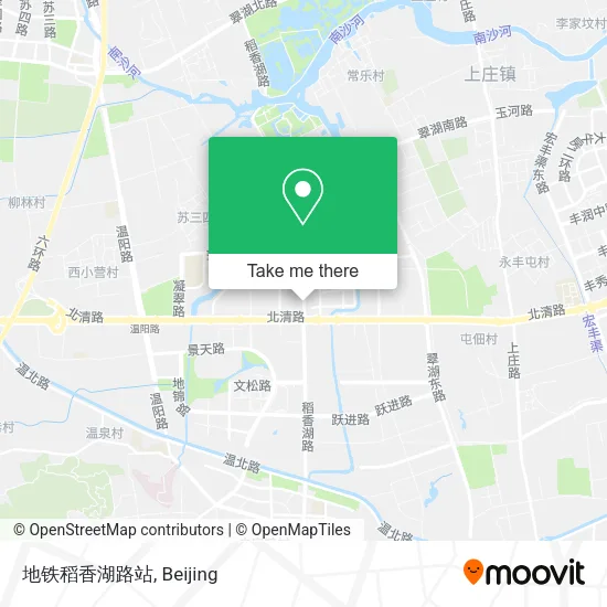 地铁稻香湖路站 map
