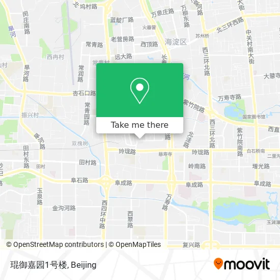 琨御嘉园1号楼 map