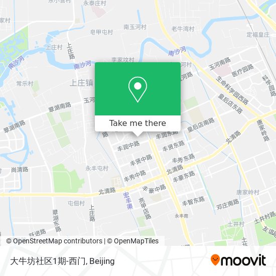 大牛坊社区1期-西门 map