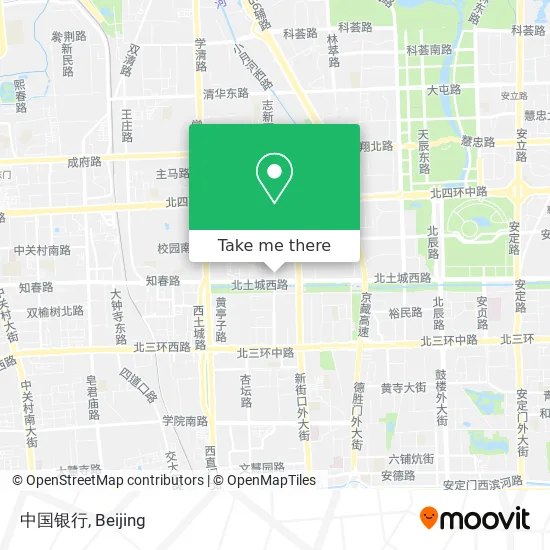 中国银行 map
