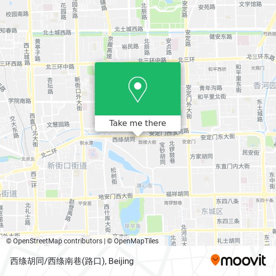 西绦胡同/西绦南巷(路口) map