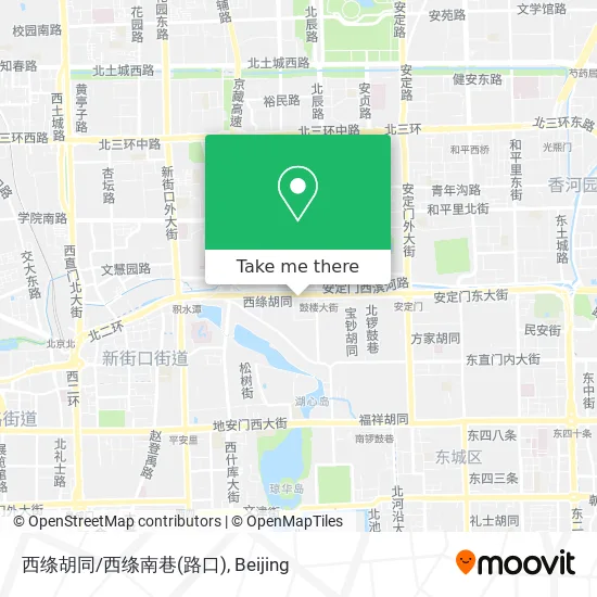 西绦胡同/西绦南巷(路口) map