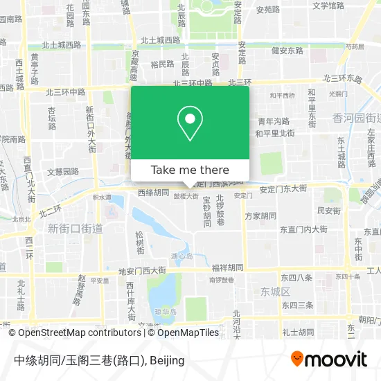 中绦胡同/玉阁三巷(路口) map