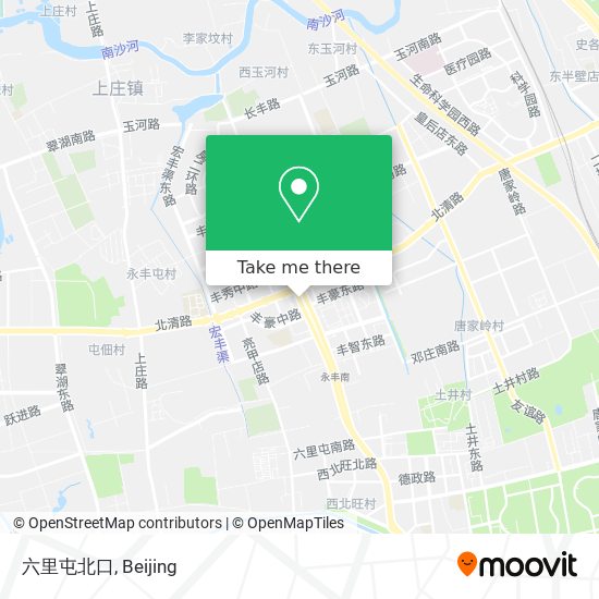 六里屯北口 map